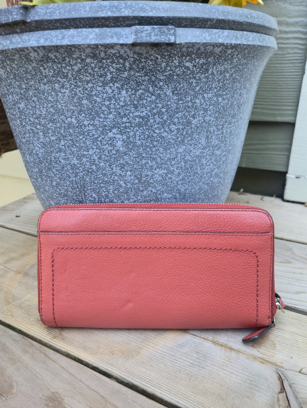Coach Park Double Accordian Zip Wallet - Picture 4 of 13